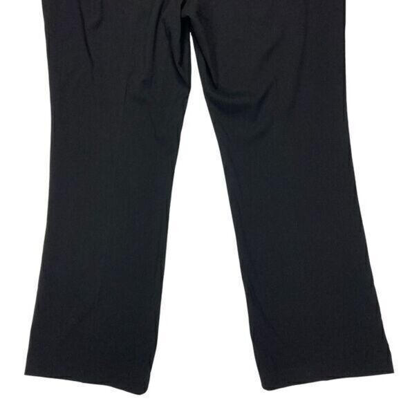 Tahari Pants Women 16 Black High Waisted Straight Leg Officecore Dress Pants NWT - Picture 7 of 14